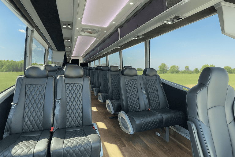 coach bus in Redding