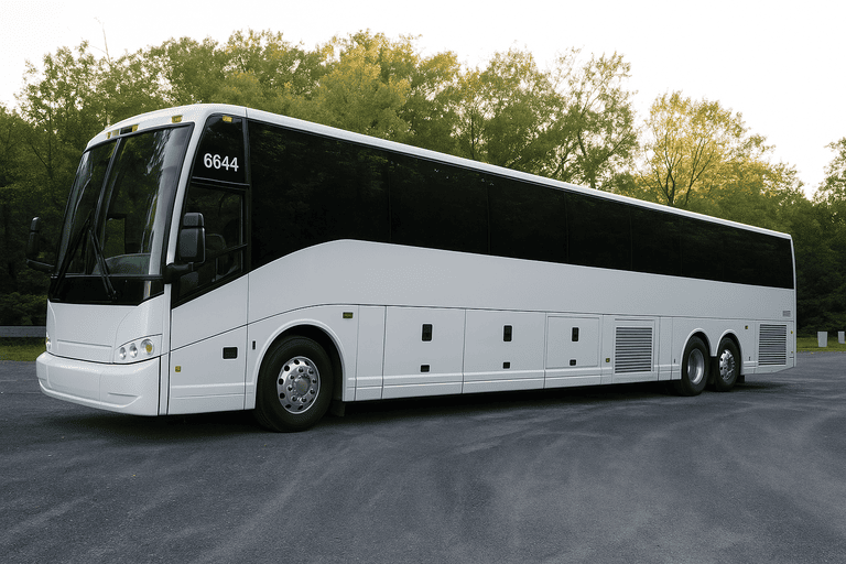 exterior of Redding Coach Bus Service coach bus