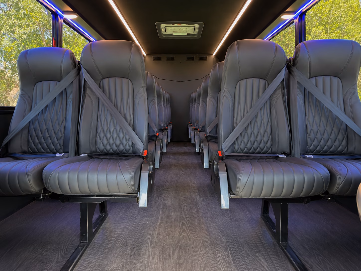 redding concert transportation onboard seating