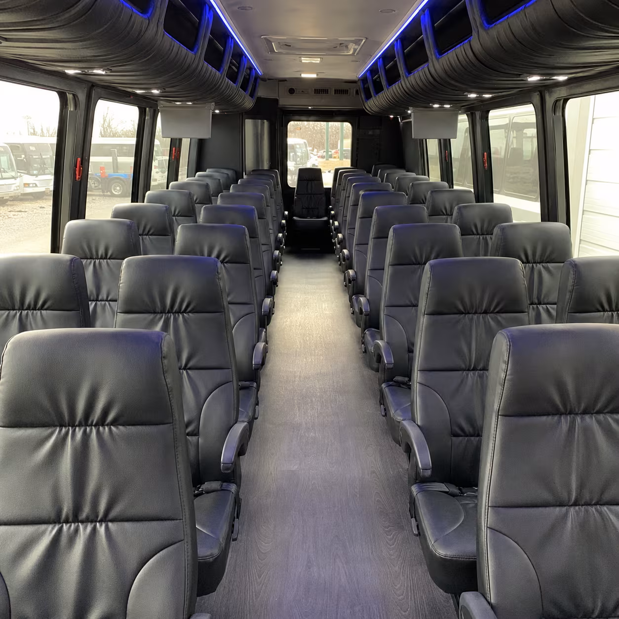 redding corporate event transportation onboard seating