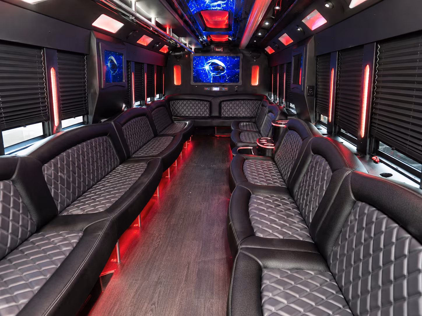 redding sporting event party bus rental